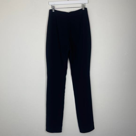 Amanda Uprichard Revolve black high waist trousers with slit size Medium - Picture 4 of 7